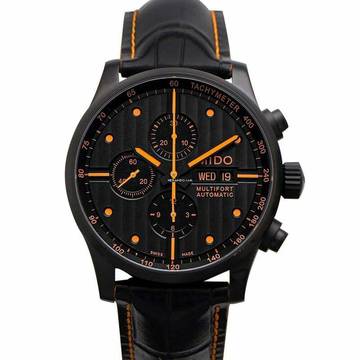  Mido Multifort Chronograph M005.614.36.051.22 - Multifort Automatic Chronograph Black Dial Men's Watch </h1> 