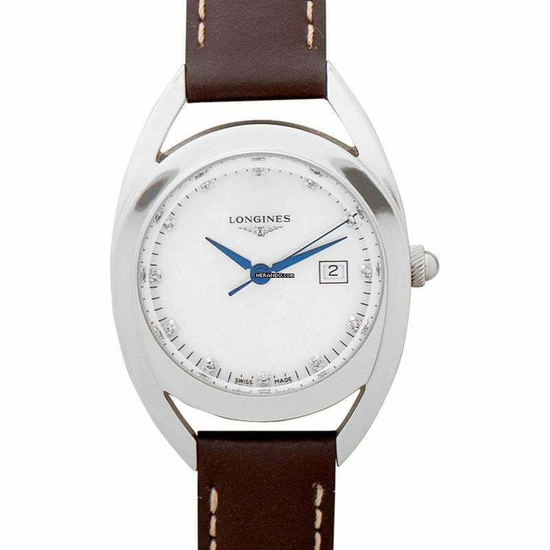 Longines Equestrian L61374872 - Equestrian Quartz Mother of Pearl Dial Stainless Steel Ladies Watch </h1>