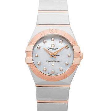  Omega Constellation Quartz 123.20.24.60.55.003 - onstellation Quartz 24 mm Quartz Mother of pearl Dial Diamonds Marke </h1> 
