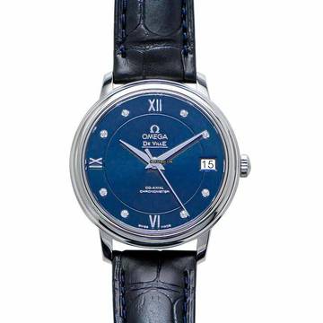  Omega De Ville Prestige 424.13.33.20.53.001 - De Ville Prestige Co-Axial 32.7 mm Automatic Blue Dial Stainless Ste </h1> 