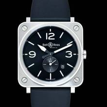 Thumbnail von Bell & Ross BR S BRS-BLC-ST - Instruments Aviation BR S Steel Quartz Black Dial Men's Watch </h1>