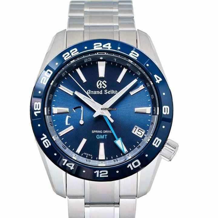  Grand Seiko SBGE255 - 9R Spring Drive Automatic Blue Dial Steel Men's Watch </h1> 