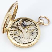 Thumbnail von Jules Jürgensen Savonette Taschenuhr 18k Gold Blitzende Unabhänige Sekunde 1865 Box