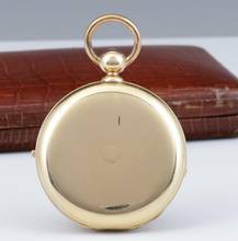 Thumbnail von Jules Jürgensen Savonette Taschenuhr 18k Gold Blitzende Unabhänige Sekunde 1865 Box