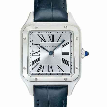  Cartier Santos Dumont WSSA0032 - Santos-Dumont XL Model Manual-Winding Silver Dial Men's Watch </h1> 