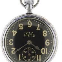 Thumbnail von Elgin Gents WWII Military Pocketwatch G.S.T.P. </h1>