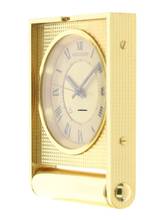 Thumbnail von Jaeger-LeCoultre Memovox Gents rectangular Travel Clock Pocket Watch Memovox Alarm and small Desk Clock </h1>
