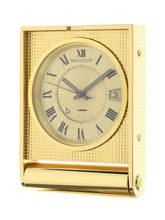 Thumbnail von Jaeger-LeCoultre Memovox Gents rectangular Travel Clock Pocket Watch Memovox Alarm and small Desk Clock </h1>