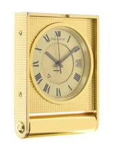 Thumbnail von Jaeger-LeCoultre Memovox Gents rectangular Travel Clock Pocket Watch Memovox Alarm and small Desk Clock </h1>