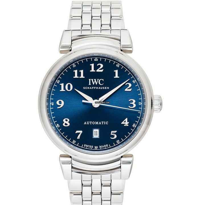  IWC Da Vinci Automatic IW356605 - Da Vinci Automatic Blue Dial Stainless Steel Men's Watch </h1> 