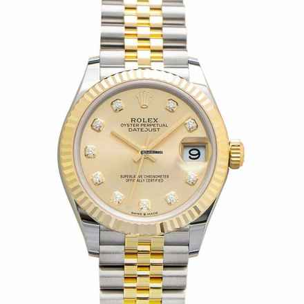  Rolex Datejust 31 278273-0026 - Datejust 31 Automatic Champagne Dial Diamond Markers Ladies Watch </h1> 