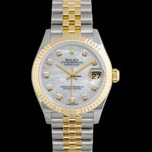 Thumbnail von Rolex Datejust 31 278273-0028 - Datejust 31 Automatic White Mother of Pearl Dial Diamond Indexes Jubilee Lad </h1>