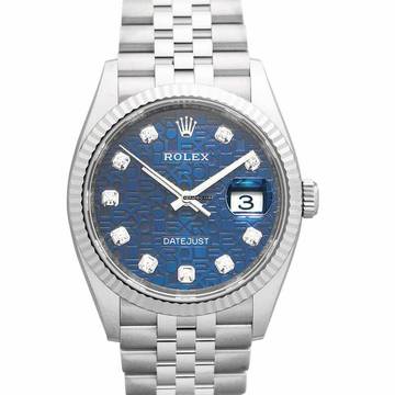  Rolex Datejust 36 126234-0011 - Datejust 36 Automatic Blue Dial Diamond Markers Jubilee Ladies Watch </h1> 