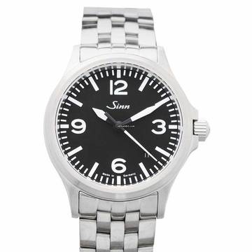  Sinn 556 556.014 - 556 A Black Dial Stainless Steel Fine Link 38.5mm </h1> 