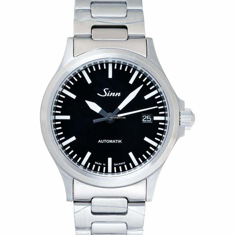  Sinn 556 556.010 - 556 I Black Dial Stainless Steel 38.5mm </h1> 