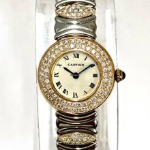 Thumbnail von Cartier COLISÈE 18K YG & Steel 1.59TCW DIAMOND Watch </h1>