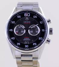 Thumbnail von TAG Heuer Carrera Calibre 36 Chronograph Flyback black Calibre 36 El Primero Steel Glasboden </h1>