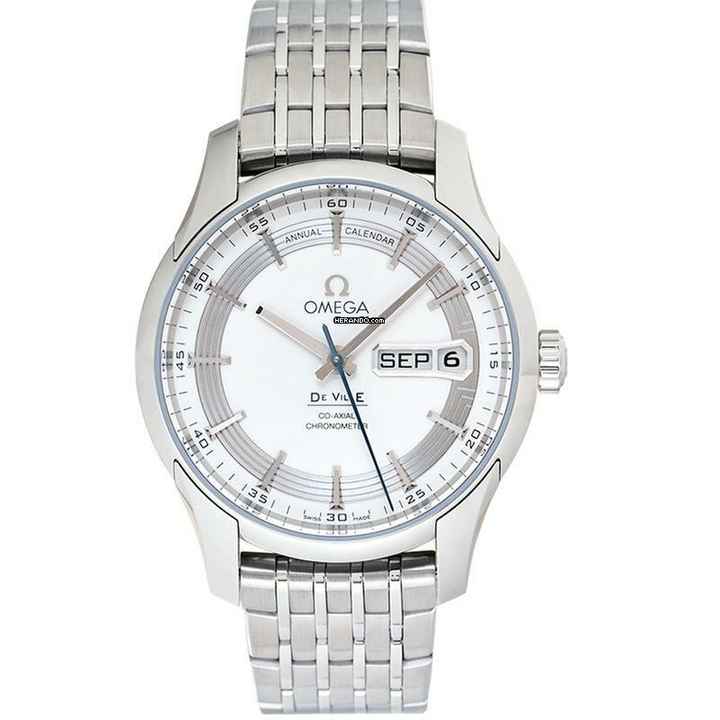  Omega De Ville Hour Vision 431.30.41.22.02.001 - De Ville Hour Vision Co-Axial Annual Calendar 41 mm Automatic Silver </h1> 