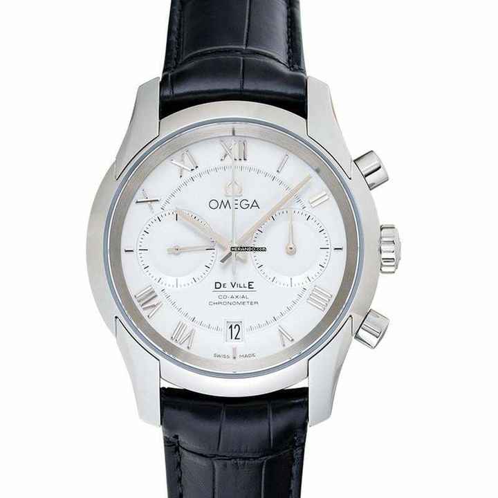  Omega De Ville Co-Axial 431.13.42.51.02.001 - De Ville Co-Axial Chronograph 42 mm Automatic Silver Dial Stainless </h1> 