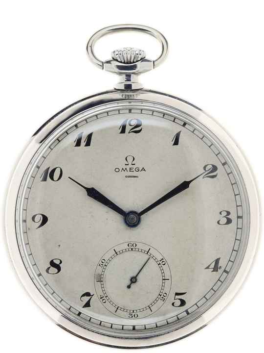  Omega Taschenuhr Gents elegant Pocket Watch Ref. 374-13  