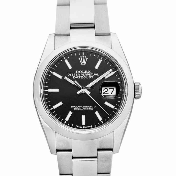 Rolex Datejust 36 126200-0004 - Datejust 36 Automatic Black Dial Oyster Men's Watch </h1> 