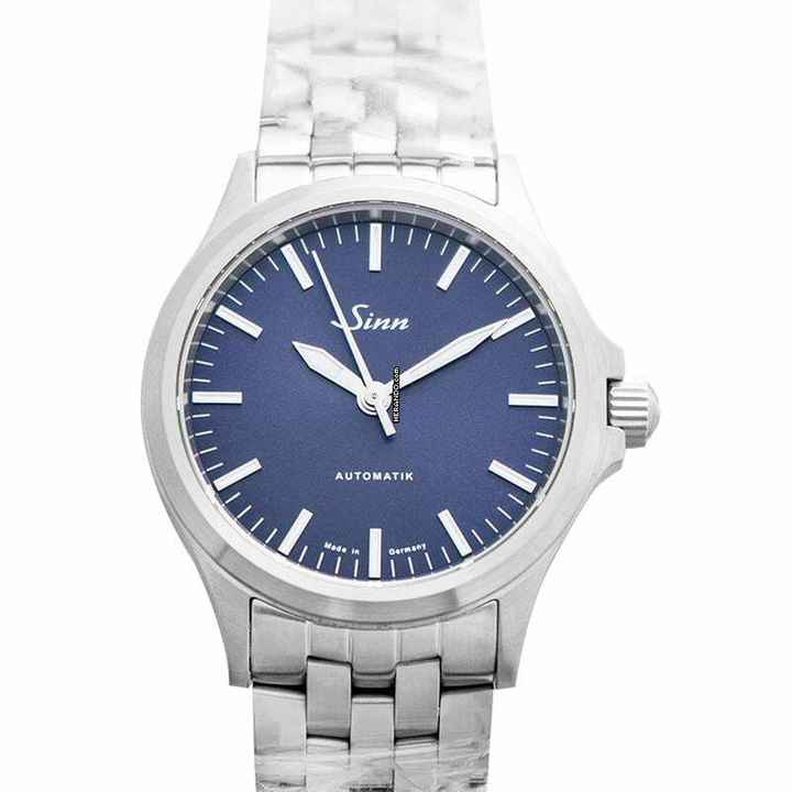  Sinn 556 556.0104 - 556 I B Stainless Steel fine link Blue Dial 38.5mm Men's Watch </h1> 