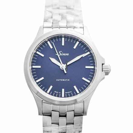  Sinn 556 556.0104 - 556 I B Stainless Steel fine link Blue Dial 38.5mm Men's Watch </h1> 