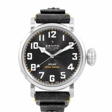  Zenith Pilot 03.2434.679/20.I010 - Pilot Type 20 Rescue Automatic Grey Dial Stainless Steel Men's Watch </h1> 