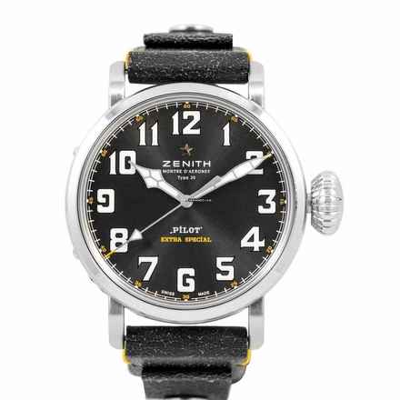  Zenith Pilot 03.2434.679/20.I010 - Pilot Type 20 Rescue Automatic Grey Dial Stainless Steel Men's Watch </h1> 