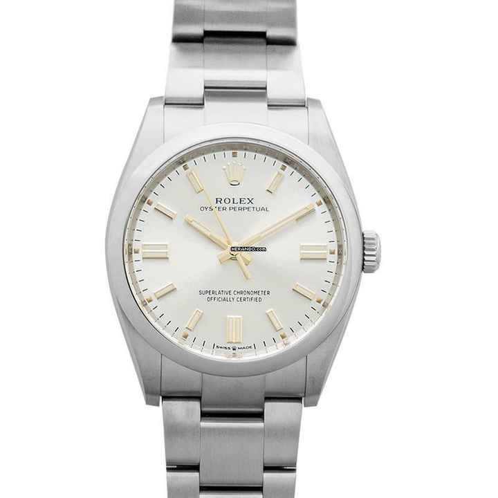  Rolex Oyster Perpetual 36 126000 - Oyster Perpetual 36 Stainless Steel Automatic Silver Dial Unisex Watch </h1> 
