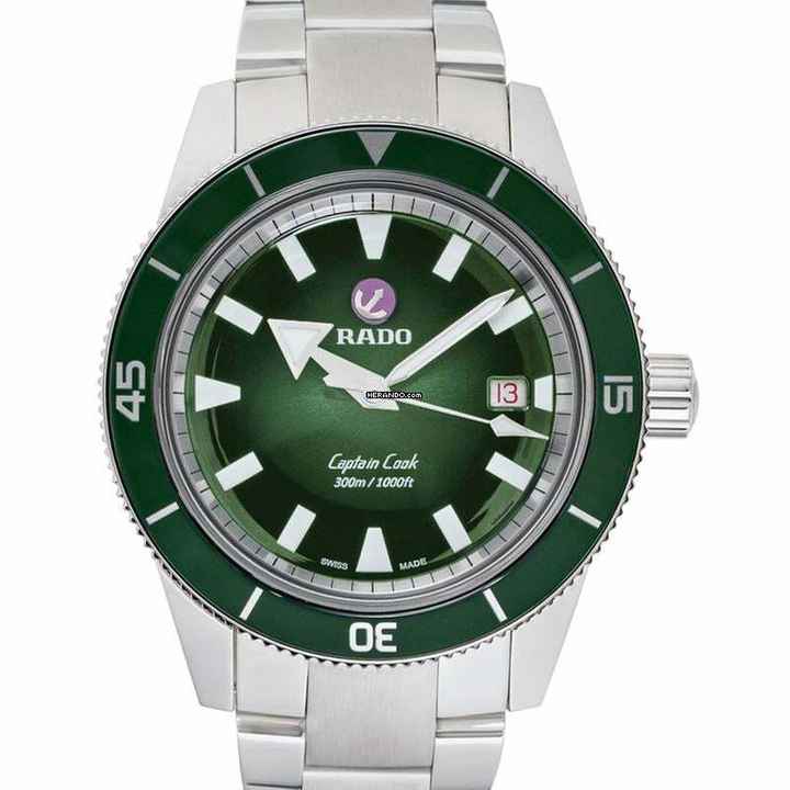  Rado HyperChrome Captain Cook R32105313 - Captain Cook Automatic Green Dial Men's Watch </h1> 