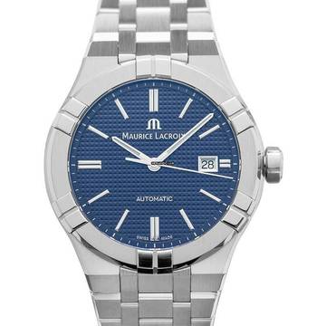  Maurice Lacroix AIKON AI6008-SS002-430-1 - Aikon Automatic Blue Dial Steel Men's Watch </h1> 