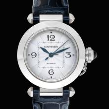 Thumbnail von Cartier Pasha WSPA0012 - Pasha de Cartier Automatic Silver Dial Steel Ladies Watch </h1>