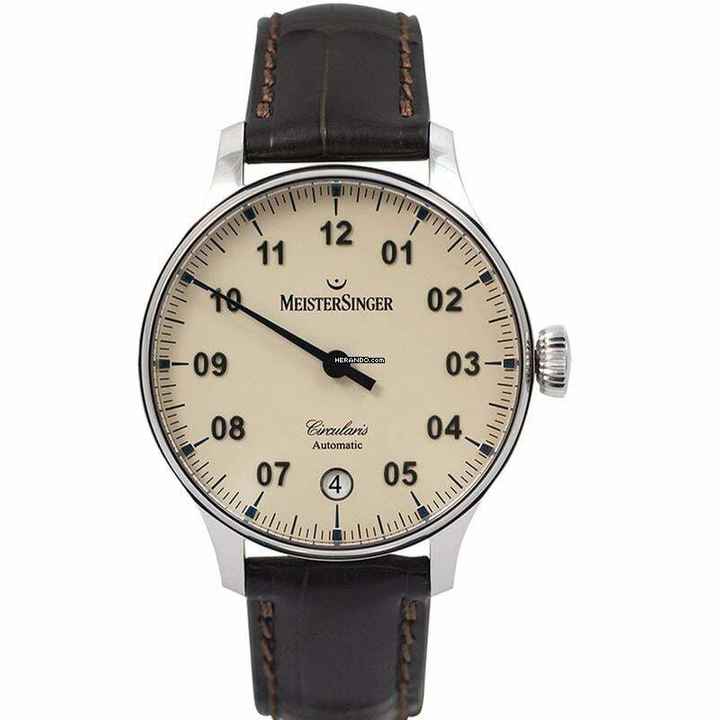  Meistersinger Circularis CC903_SL02 - Meisterstücke Automatic Ivory Dial Stainless Steel Men's Watch </h1> 