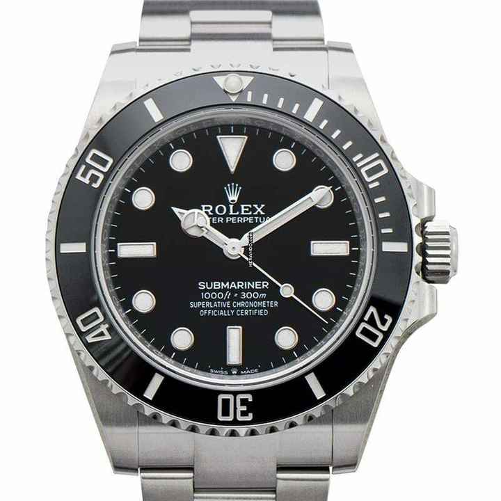  Rolex Submariner (No Date) 124060-0001 - Submariner Oystersteel New Model 2020 Automatic Chronometer Black Dial Men's </h1> 