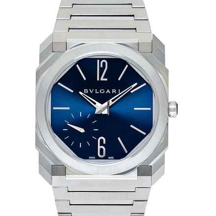  Bulgari Octo 103431 - Octo Finissimo Extra Thin 40mm Automatic Blue Dial Men's Watch </h1> 