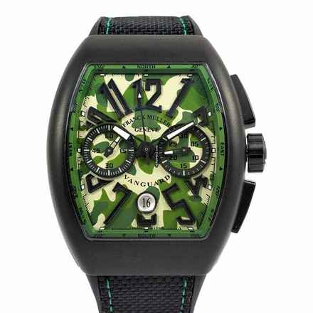  Franck Muller Vanguard V45 CC DT CAMO TT NR MC VE - VANGUARD Automatic Green Dial Titanium Men's Watch </h1> 