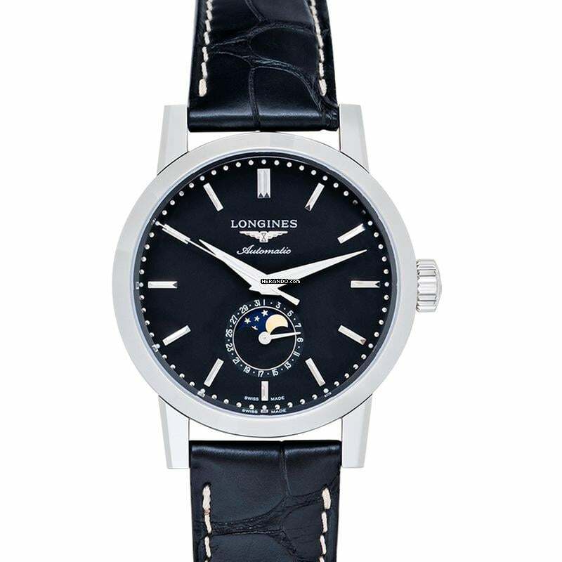  Longines Heritage L48264520 - Heritage 1832 Automatic Black Dial Men's Watch </h1> 