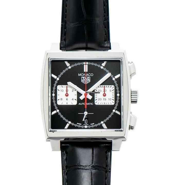  TAG Heuer Monaco CBL2113.FC6177 - Monaco Automatic Black Dial Steel Men's Watch </h1> 