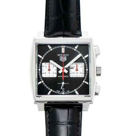  TAG Heuer Monaco CBL2113.FC6177 - Monaco Automatic Black Dial Steel Men's Watch </h1> 