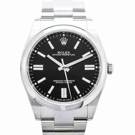  Rolex Oyster Perpetual 41 124300-0002 - New Model 2020 Oyster Perpetual 41mm Automatic Black Dial Men's Watch </h1> 