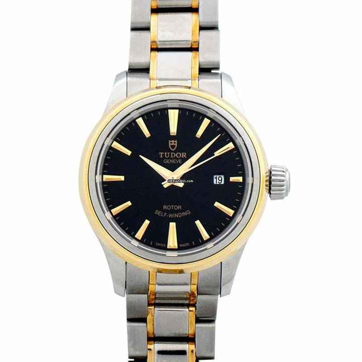  Tudor Style 12103-65013 - Style Automatic black Dial Steel Ladies Watch </h1> 