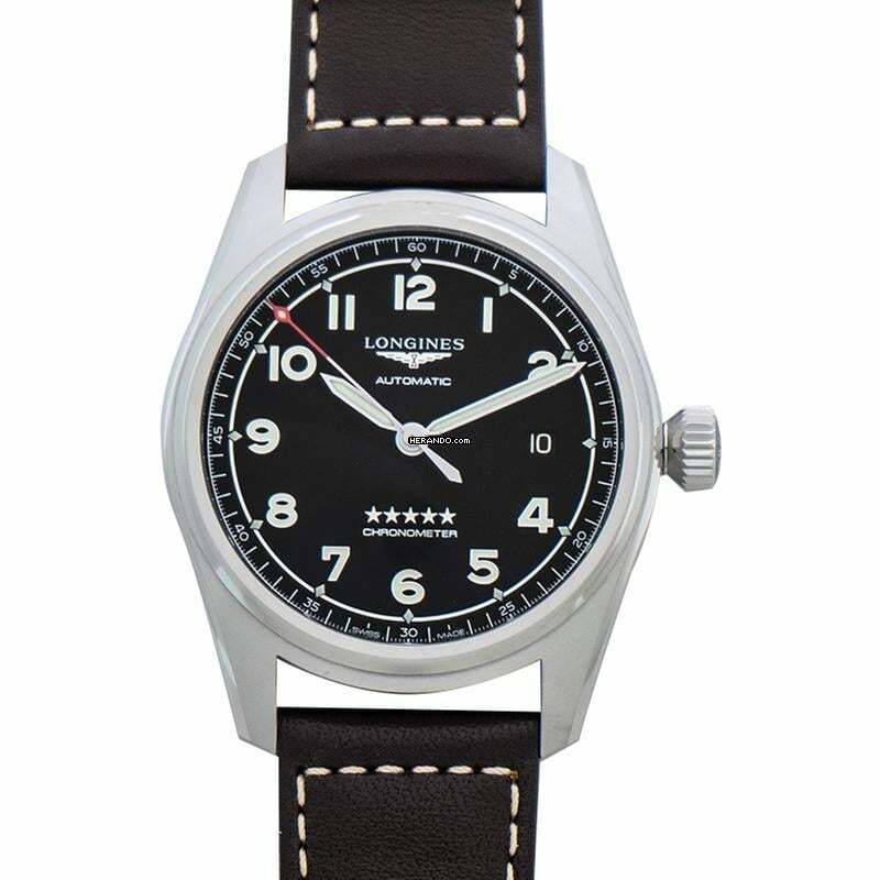 Longines Spirit L38104530 - Longines Spirit Automatic Black Dial Stainless Steel Men's Watch </h1>