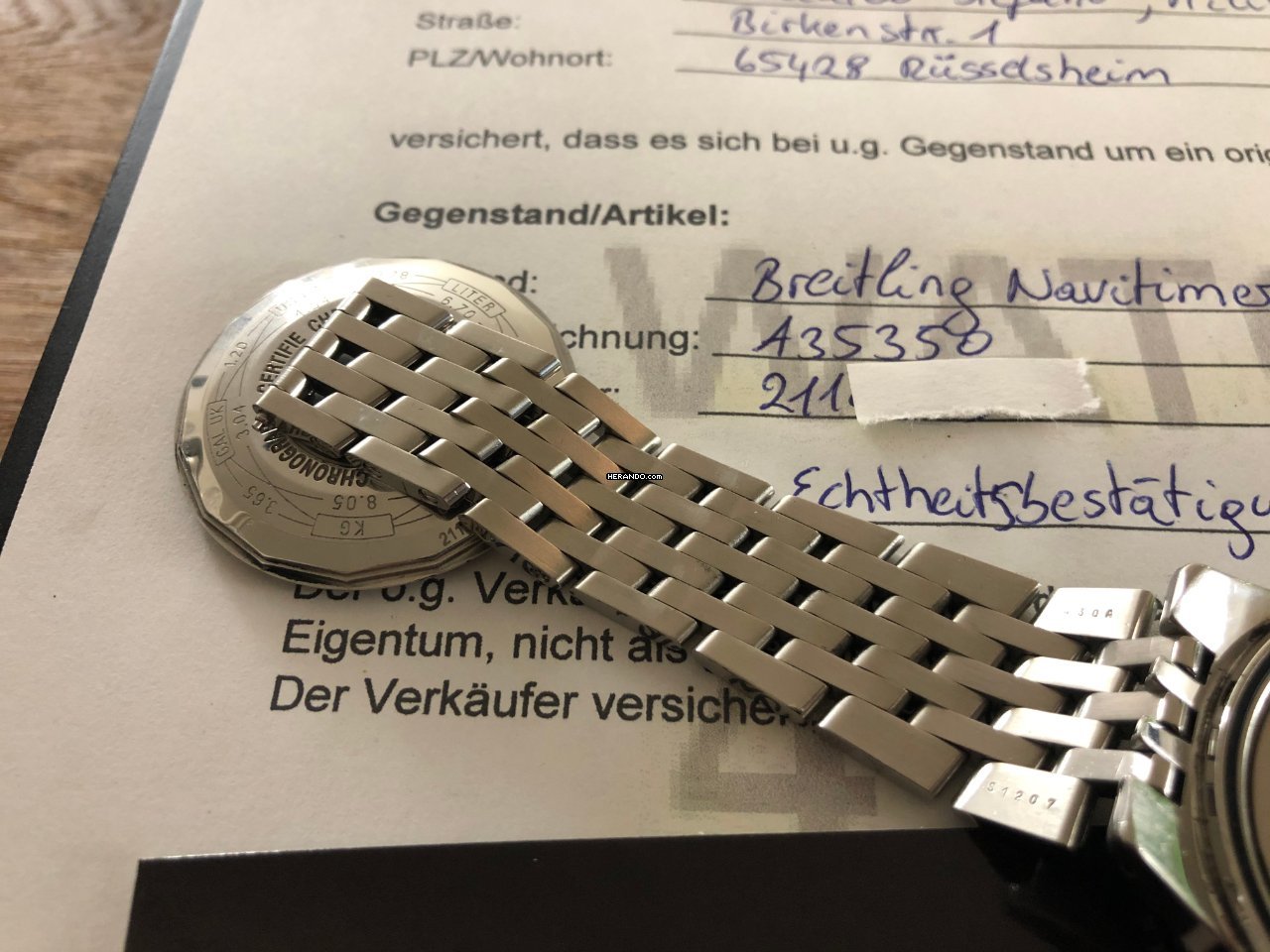 Thumbnail von Breitling Navitimer Heritage A35350