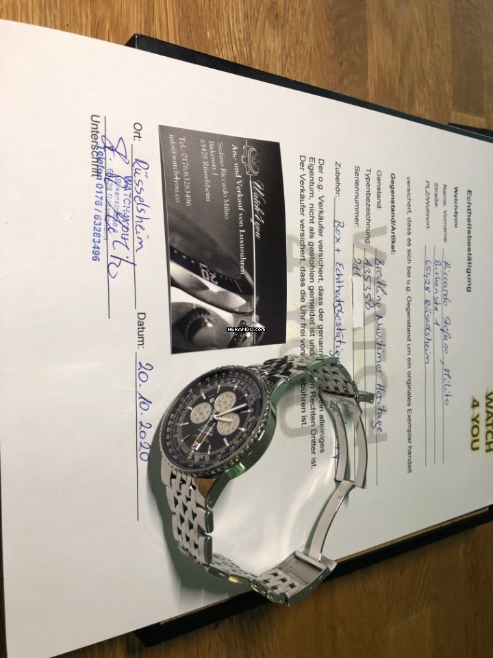 Thumbnail von Breitling Navitimer Heritage A35350