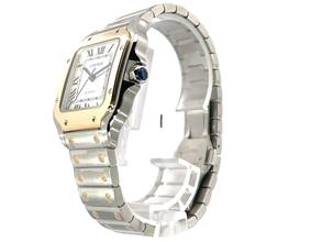 Thumbnail von Cartier Santos de Cartier Edelstahl Gelbgold medium Modell W2SA0016