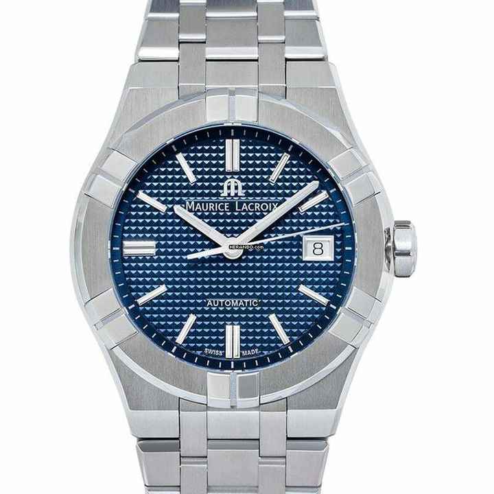  Maurice Lacroix AIKON AI6007-SS002-430-1 - Aikon Automatic Blue Dial Men's Watch </h1> 