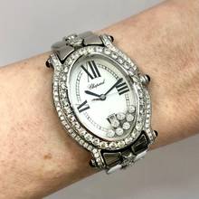 Thumbnail von Chopard Happy Sport Quartz Steel 7 Floating DIAMONDS 3TCW+ DIAMOND Watch </h1>