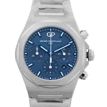  Girard Perregaux Laureato 81020-11-431-11A - Laureato Chronograph Automatic Blue Dial Men's Watch </h1> 
