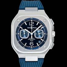 Thumbnail von Bell & Ross BR 05 BR05C-BU-ST/SRB - Instruments Br 05 Chrono Blue Steel Men's Watch </h1>